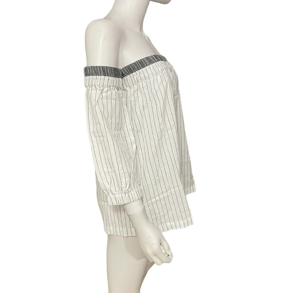 Blushing Heart Striped Off Shoulder Top
New - Picture 4 of 7